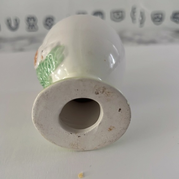 Vintage Old Ceramic Egg Cup with Ducks - Picture 4 of 6